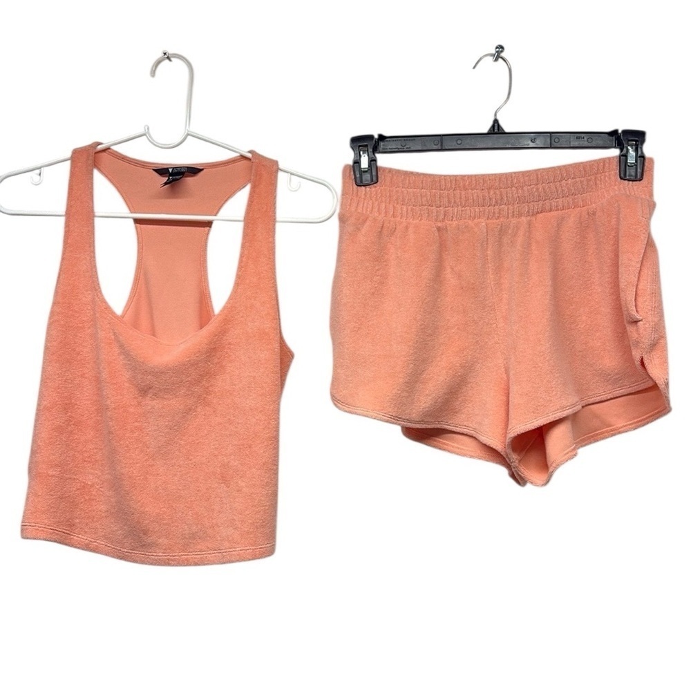 Victoria’s Secret On Point Terry Lounge Set size medium two piece